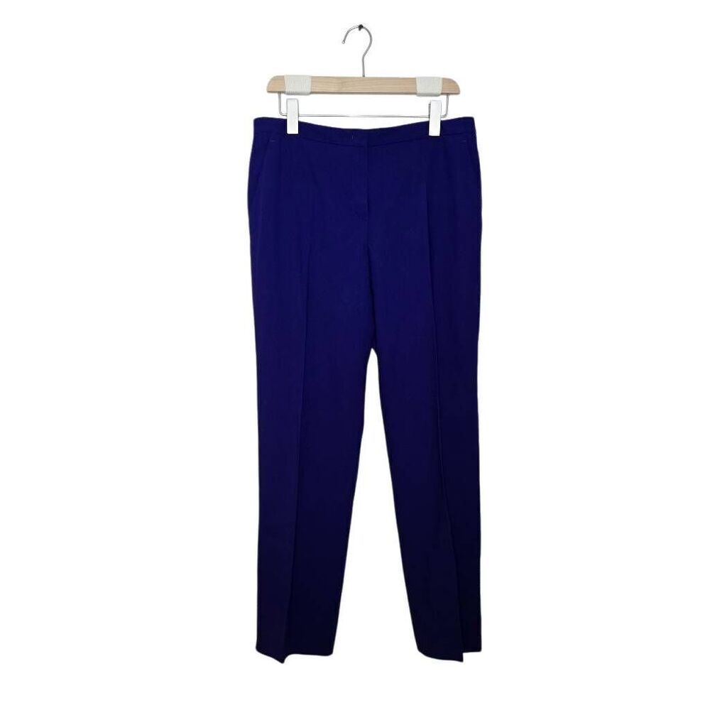 Escada Tamineh Dress Pants Blue Sz 38 US 8